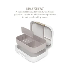 bentgo Modern Lunch Box, White, 44 oz. (BGOMDN-W)