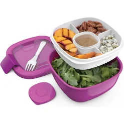 Lunch Totes & Water Bottles|bentgo Salad Container, Purple, 54 oz. (BGOSAL-P)