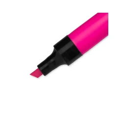 Highlighters|Berol 4009 Stick Highlighters, Chisel Tip, Pink, Dozen (64327)