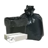 Classic 16 Gallon Industrial Trash Bag, 24" x 33", Low Density, 0.6mil, Black, 500 Bags/Box (WEBB33-790154)<Berry Global Clearance