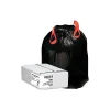Draw 'N Tie 33 Gallon Industrial Trash Bag, 33.5" x 38", Low Density, 1.2mil, Black, 150 Bags/Box (1DTL150)<Berry Global New