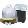 Earthsense 13 Gallon Trash Bag, 24" x 33", Low Density, 0.85 mil, White, 150 Bags/Box (RNW1K150V-43228)<Berry Global Discount