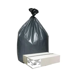 Platinum Plus 33 Gallon Industrial Trash Bag, 33" x 40", Low Density, 1.35 mil, Gray, 100 Bags/Box (PLA4070)<Berry Global Online