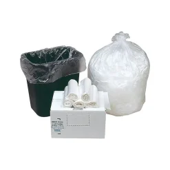 Ultra Plus 10 Gallon Industrial Trash Bag, 24" x 24", High Density, 8 mic, Natural, 500 Bags/Box (WHD2423-436170)<Berry Global Clearance