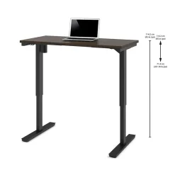 Standing Desks*bestar 28 - 45'' Electric Height Adjustable Table, Dark Chocolate (65857-79)