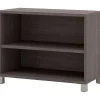 Storage Cabinets*bestar ® Pro-Linea 28" Laminate 2-Shelf Bookcase, Bark Grey (120160-1147)
