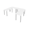 Office Desks*bestar Universel 48" Table Desk, White (65900-000017)