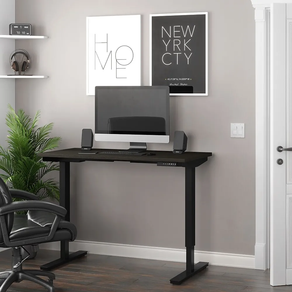 Standing Desks*bestar Universel 24" x 48" Standing Desk, Deep Grey (65857-32)