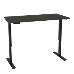 Standing Desks*bestar Universel 60"W Electric Height Adjustable Desk, Deep Grey (65867-32)