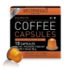 Bestpresso Ristretto Blend Coffee Nespresso Original Pods, Dark Roast, 10/Box (BST10411)