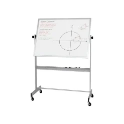 Dry Erase*Best-Rite Deluxe Porcelain Dry-Erase Whiteboard, Anodized Aluminum Frame, 5' x 4' (668AF-DD)