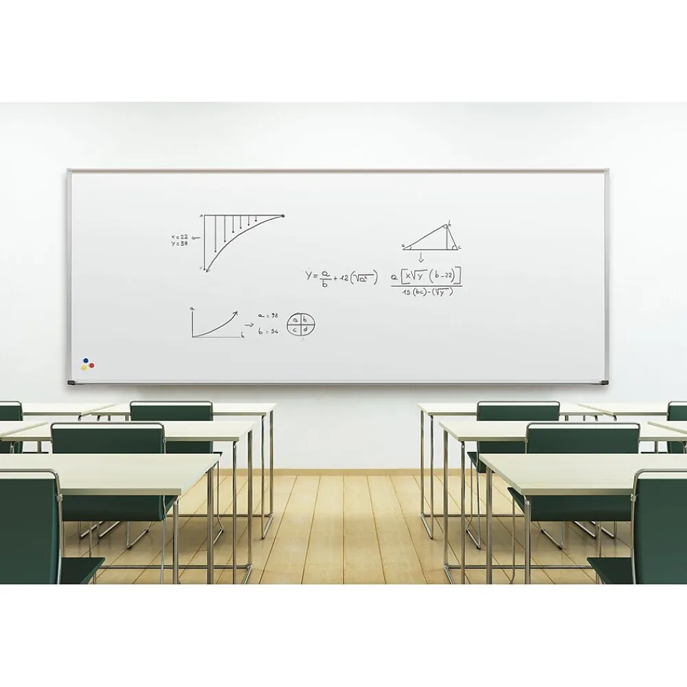Dry Erase*Best-Rite El Grande Porcelain Steel Dry Erase Whiteboard 5' x 10' Deluxe Aluminum Trim (202AL-25)