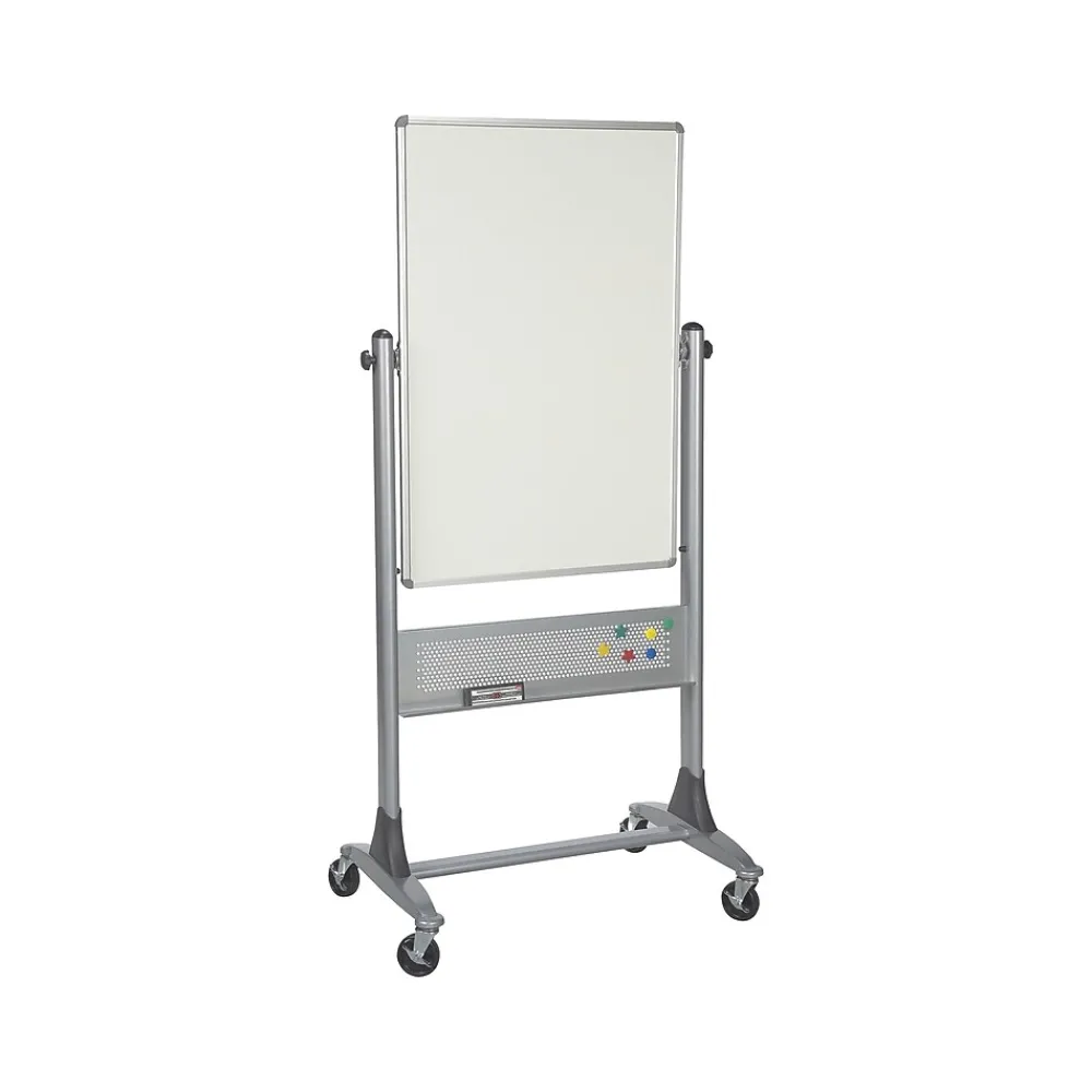 Dry Erase*Best-Rite Platinum Porcelain Dry-Erase Whiteboard, Anodized Aluminum Frame, 3' x 2' (669RU-DD)