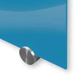 Dry Erase*Best-Rite Visionary Colors Magnetic Glass Dry Erase Whiteboard 47.24" x 70.87" Blue (83845-Blue)