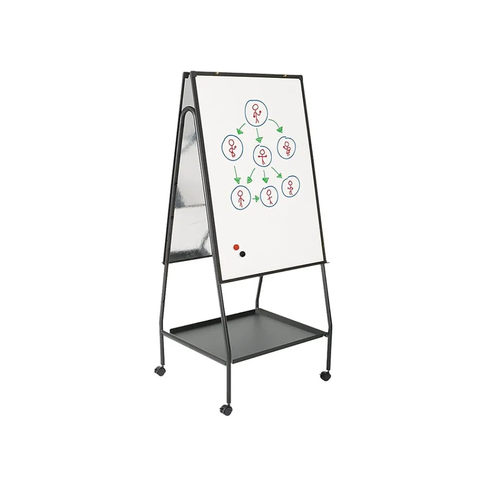 Dry Erase*Best-Rite Wheasel Dry/Wet Erase Easel, 65", Steel (770)