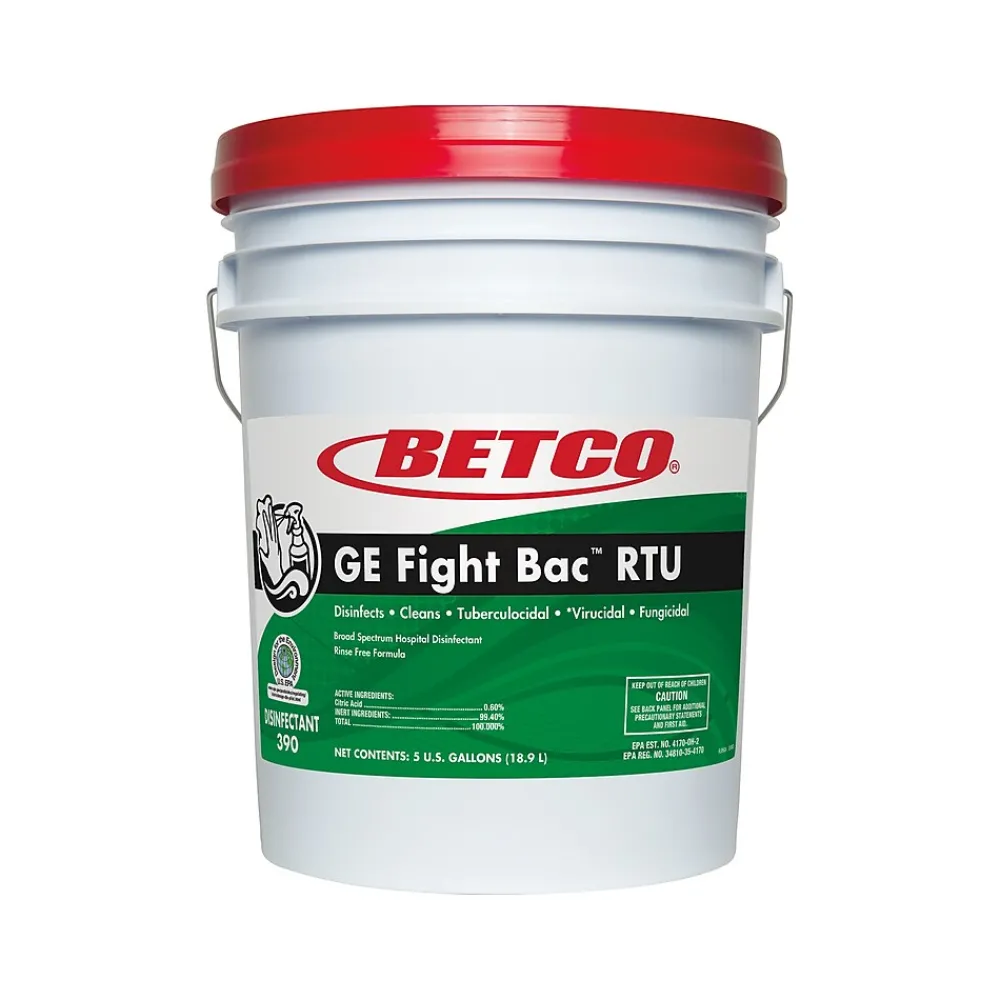 GE Fight Bac RTU Disinfectant, Fresh, 640 Oz., 5 Gal. Pail (3900500)<Betco Best