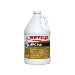pH7Q Dual Disinfectant Liquid Bottle, Pleasant Lemon, 128 oz., 4/Carton (35504-00)<Betco Hot