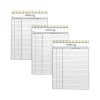 Notepads|Better Office Activity Log Notepad & Refill, 8.5" x 11", Ruled, White, 50 Sheets/Pad, 3 Pads/Pack (25827-3PK)