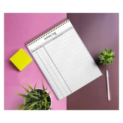 Notepads|Better Office Activity Log Notepad & Refill, 8.5