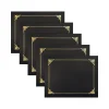 Awards & Certificates*Better Office Certificate Holders, 8.75" x 11.25", Black/Gold, 25/Pack (65251-25PK)