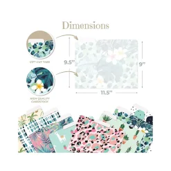 File Folders|Better Office Cute & Fun Modern Mix Heavyweight File Folders, 1/3-Cut Tab, Letter Size, Assorted Colors, 24/Pack (80023-24PK)