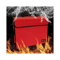 Fabric Water-Resistant Briefcase, Red (24523)<Better Office Sale