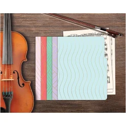 File Folders|Better Office Heavy-Duty File Folders, 1/3-Cut Tab, Letter Size, Paper Stock, Ombre Rainbow, 18/Pack (80030-18PK)