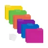 File Folders|Better Office Heavy-Duty File Folders, 1/3-Cut Tab, Letter Size, Polypropylene, Neon Assorted Colors, 12/Pack (89021-12PK)
