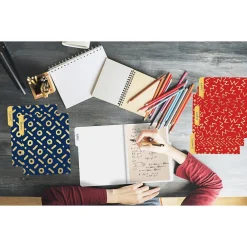 File Folders|Better Office Heavy-Duty File Folders, 1/3-Cut Tab, Letter Size, Paper Stock, Assorted Colors, 18/Pack (80031-18PK)