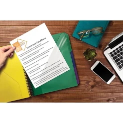 Pocket Folders|Better Office 24-Pocket Poly Project Folder, Multicolor, 2/Pack (36902-2PK)