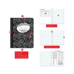 Composition Notebooks|Better Office 1-Subject Composition Notebooks, 7.5