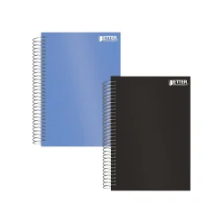 Subject Notebooks|Better Office 1-Subject Notebooks, 4.38" x 7", College Ruled, 100 Sheets, 2/Pack (25792-2PK)
