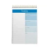 Notepads|Better Office To-Do List Notepad, 7" x 10", Project-Ruled, White/Blue, 52 Sheets/Pad (25820)