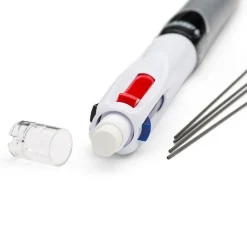 Pencils|BIC 4 Color Retractable 3+1 Ballpoint Pen and Mechanical Pencil, Medium Point (MMLP1AST)