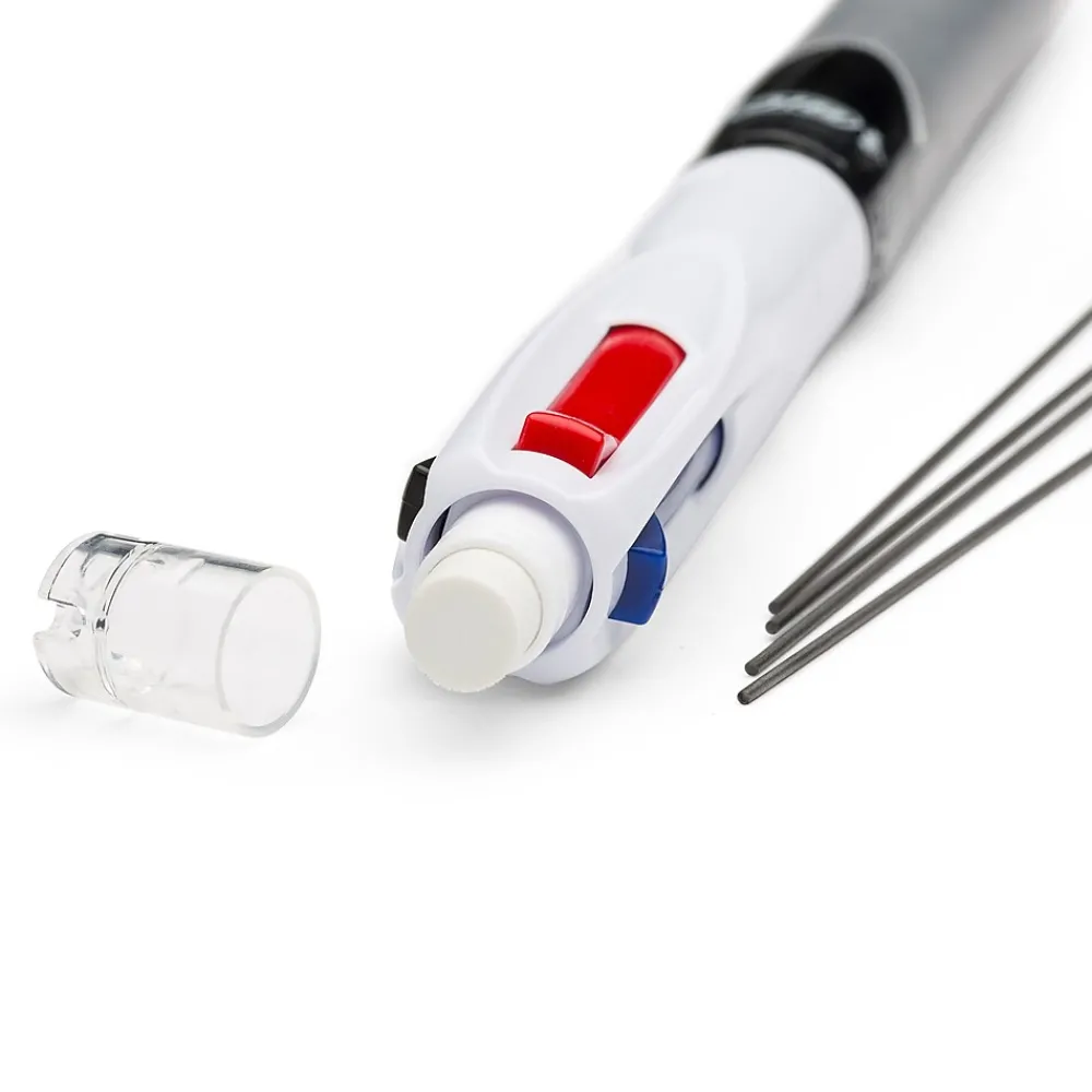 Pencils|BIC 4 Color Retractable 3+1 Ballpoint Pen and Mechanical Pencil, Medium Point (MMLP1AST)