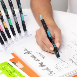 Pencils|BIC Break-Resistant Mechanical Pencils, 0.7mm, #2 Medium Lead, 12/Pack (MV7PR11-BLK)