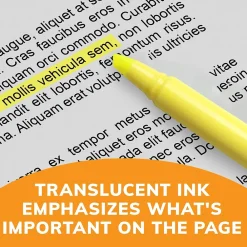 Highlighters|BIC Brite Liner Stick Highlighter, Chisel Tip, Green, 12/Pack (65556/BL11GR)