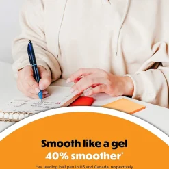 Pens|BIC 4-Color Smooth Retractable Ballpoint Pen, Medium Point, Assorted Ink, 3/Pack (MMSP3-AST)