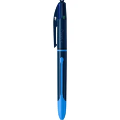 Pens|BIC 4-Color Smooth Retractable Ballpoint Pen, Medium Point, Assorted Ink, 3/Pack (MMSP3-AST)