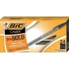 Pens|BIC Cristal Ballpoint Stick Pens, Bold Point, Black Ink, 24/Box (MSBP241-BLK)