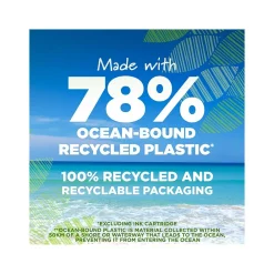 Pens|BIC ECOlutions Retractable Gel Pen, Medium Point, 1.0 mm, Black Ink, 12/Pack (RGLE11-BLK)