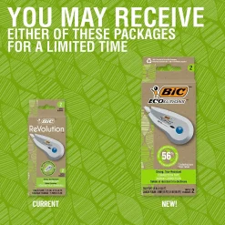 Correction & White-Out|BIC Ecolutions Wite-Out Brand Correction Tape, White, 2/Pack (WOET21-WHI)