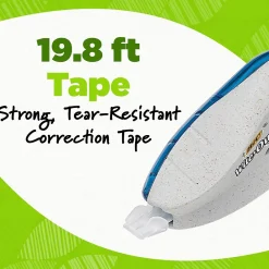 Correction & White-Out|BIC Ecolutions Wite-Out Brand Correction Tape, White, 10/Pack (WOET10-WHI)
