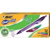 Pens|BIC Gel-ocity Quick Dry Retractable Gel Pens, Assorted Fashion Colors, 12/Pack (RGLCGA11)