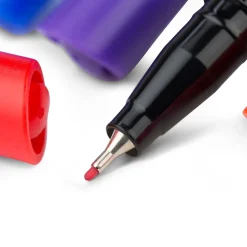 Pens|BIC Intensity Fineliner Felt Pens, Fine Point, Assorted Inks, 10/Pack (FPINFAP10-AST)