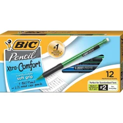 Pencils|BIC Matic Grip Mechanical Pencil, 0.7mm, #2 Hard Lead, Dozen (40473/MPG11)