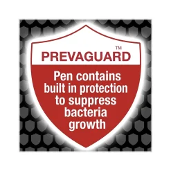 Pens|BIC PrevaGuard Round Stic Ballpoint Pen, Medium Point, Blue Ink, 60/Pack (GSAM60-BLU)