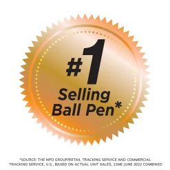 Pens|BIC Round Stic Xtra Life Ballpoint Pens, Medium Point, 1.0mm, Blue Ink, 60/Pack (GSM609BE)