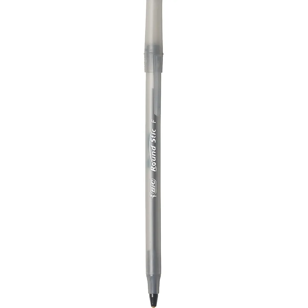 Pens|BIC Round Stic Xtra Precision Ballpoint Pens, Fine Point, Black, 432/Carton (GSF11BLKCT)