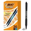 Pens|BIC Soft Feel Retractable Ballpoint Pen, Medium Point, 1.0mm, Assorted Ink, 36 Pack (SCSM361-AST)